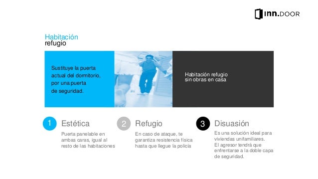 Puertas seguridad INN.DOOR para viviendas y negocios
