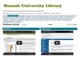 Monash University Library
 