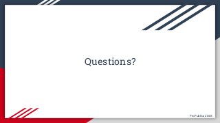 ProPublica 2018ProPublica 2018
Questions?
 
