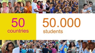 50countries
50.000students
 