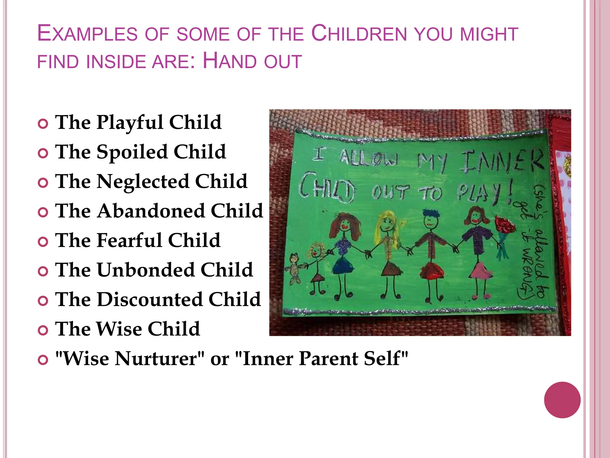 inner child healing for people with traumas | PPTX