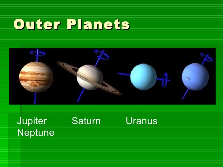 Inner And Outer Planets