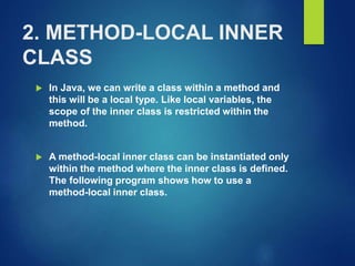 Inner class | PPTX