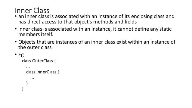 Java Nested class Concept