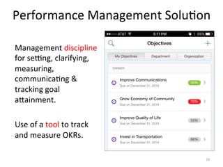InnerComm Local Government Performance Management OKR Services Overview ...