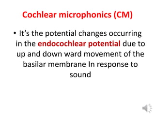 Microphonics Inner ear 2 | PPTX