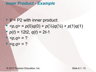Inner product | PPT