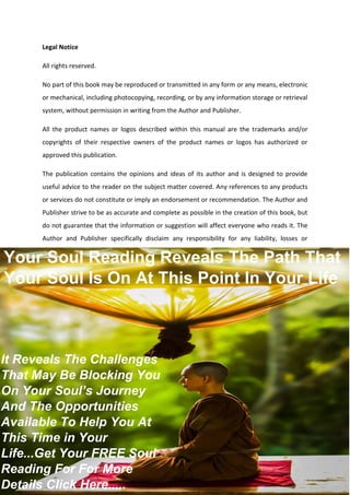 Your Soul Reading Reveals The Path That Your Soul Is On At This Point In Your Life
