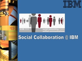 Social Collaboration @ IBM  