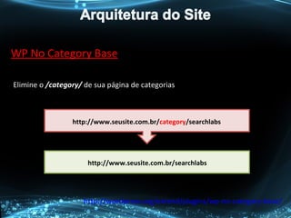 http://www.seusite.com.br/category/searchlabs
http://www.seusite.com.br/searchlabs
Elimine o /category/ de sua página de categorias
http://wordpress.org/extend/plugins/wp-no-category-base/
WP No Category Base
 