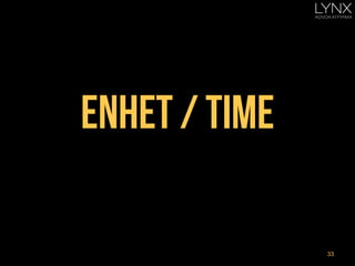 Enhet / time
	
  
	
  
33
 