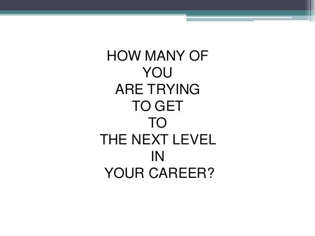 career presentation