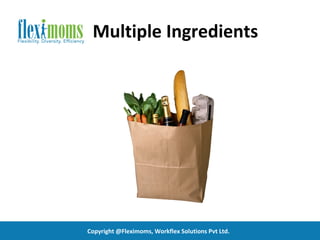 Multiple Ingredients




Copyright @Fleximoms, Workflex Solutions Pvt Ltd.
 