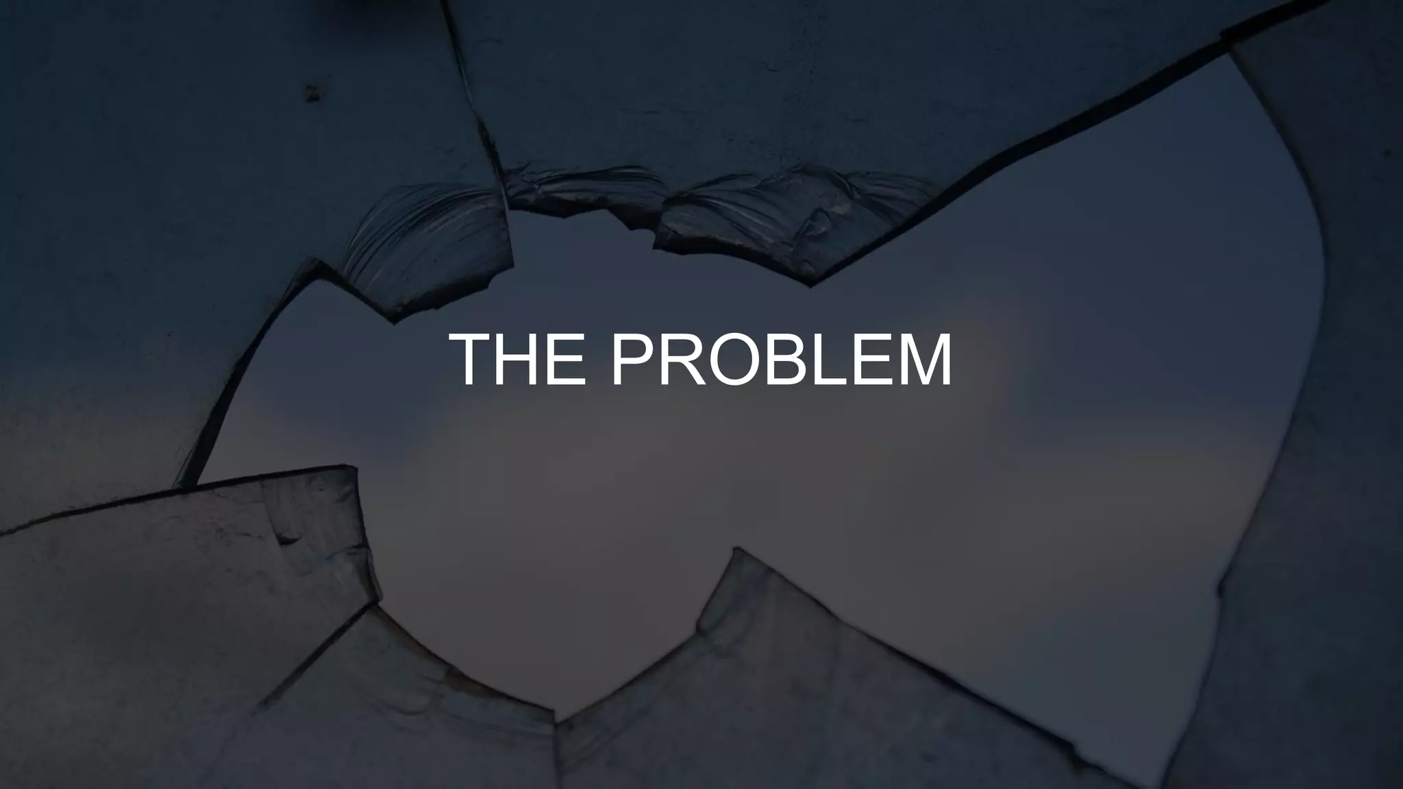 THE PROBLEM
 