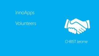 InnoApps - Volunteers - Jerome CHRIST