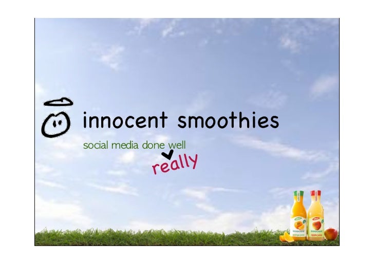 porters 5 forces and innocent smoothies Innocent were the first company to start selling smoothies which in turn gave them a competitive advantage of being the first on the scene, this gave them allot more experience over the years of operation than other competitors in the market today, factors which play in favour of innocent are as follows. porters 5 forces and innocent smoothies Innocent were the first company to start selling smoothies which in turn gave them a competitive advantage of being the first on the scene, this gave them allot more experience over the years of operation than other competitors in the market today, factors which play in favour of innocent are as follows.