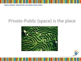Private-Public (space) is the place 