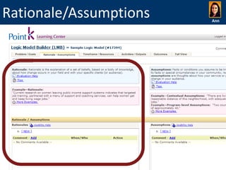 Rationale/Assumptions

Ann

 