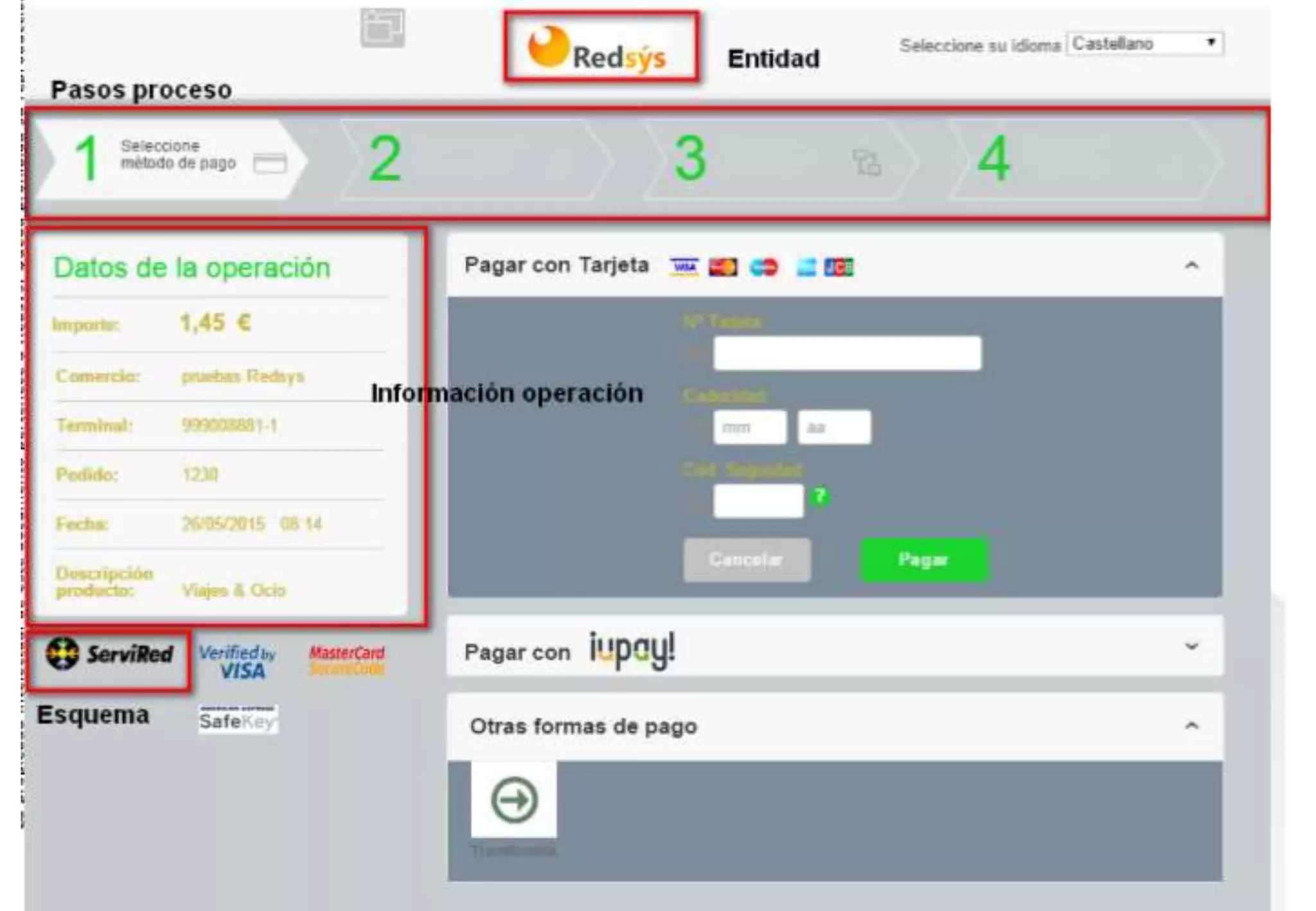 Confidence, social commitment and quality
Pagos
 