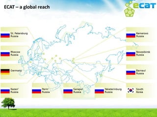 ECAT – a global reach
 