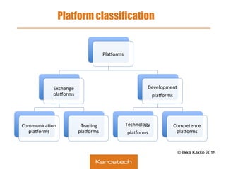 Platform classification
© Ilkka Kakko 2015
 