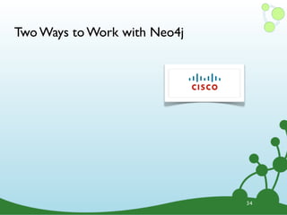 Two Ways to Work with Neo4j




                              34
 