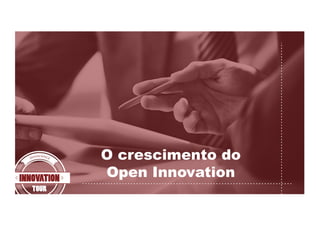 O crescimento do
Open Innovation
 
