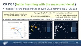 ETCS Braking curves: What has been done [in Baseline 4 Release 1] and ...