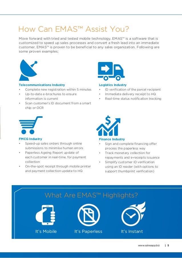 innov8tif emas enterprise mobility application solution brochure