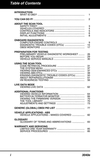 Innova 3040e User Manual
