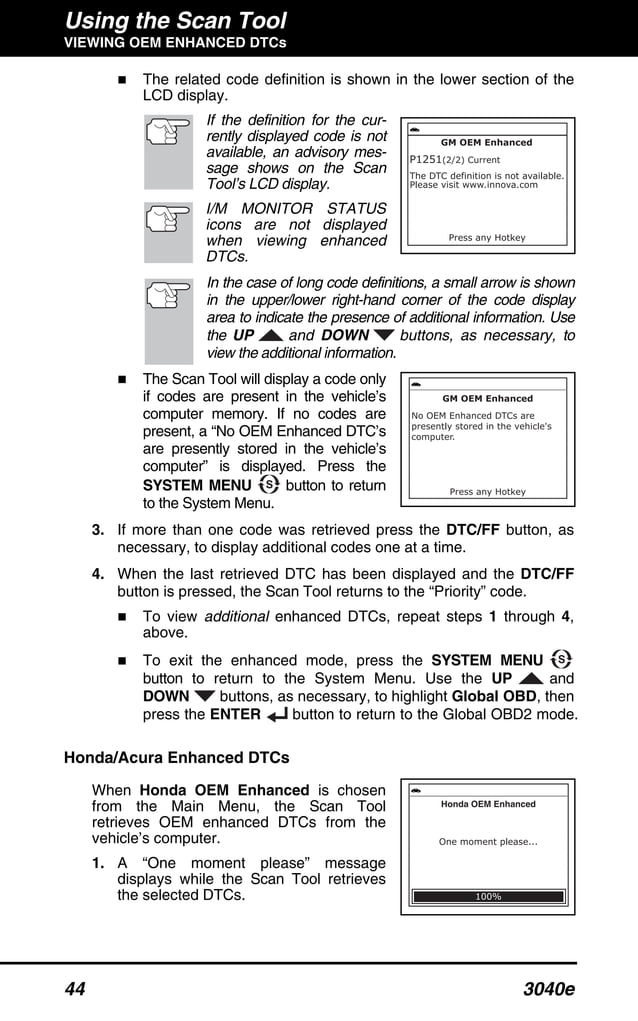 Innova 3040e User Manual PDF
