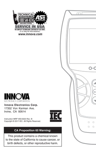 Innova 3160g User Manual