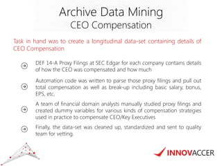 Innovaccer Innote Training.pdf Innovaccer service capabilities with case studies | PDF