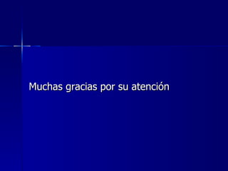 Muchas gracias por su atención 