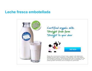 Leche fresca embotellada
 