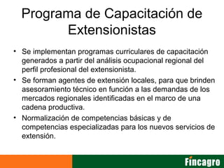 Innovacion con enfoque de mercado incagro fincagro