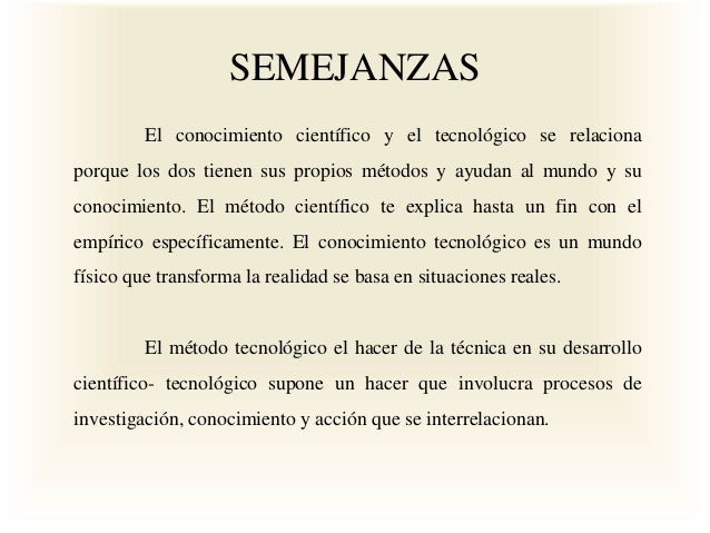 Diferencia Entre El Conocimiento Empirico Y El