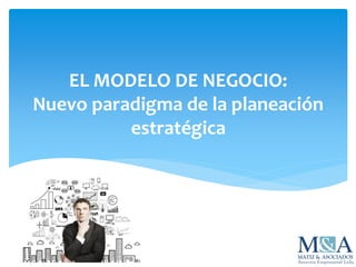 EL MODELO DE NEGOCIO:
Nuevo paradigma de la planeación
estratégica
 