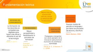 Fundamentación teórica
 