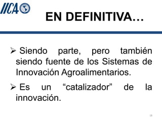 SEMBRANDO INNOVACION PARA COSECHAR PROSPERIDAD: EL ROL DE LA EXTENSION AGRICOLA