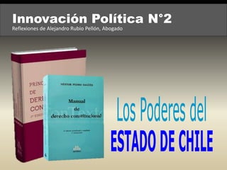 Innovación Política N°2
Reflexiones de Alejandro Rubio Pellón, Abogado
 