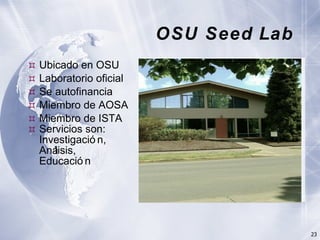 Innovación en los Sistemas de Abastecimiento de Semillas