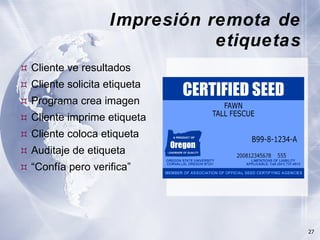 Innovación en los Sistemas de Abastecimiento de Semillas