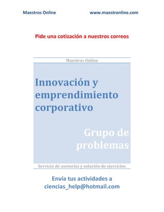 Innovacion y emprendimiento corporativo