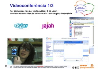 Curs 'Innovar x Internet'. Part 1/4. Eines de comunicació - Communication tools