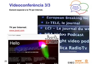 Curs 'Innovar x Internet'. Part 1/4. Eines de comunicació - Communication tools