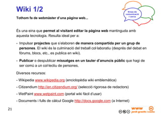 Curs 'Innovar x Internet'. Part 1/4. Eines de comunicació - Communication tools