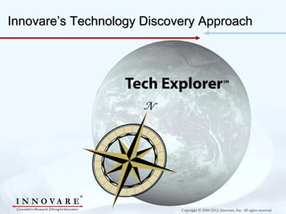 Innovare’s Technology Discovery Approach




                            Copyright © 2000-2012, Innovare, Inc. All rights reserved.
 
