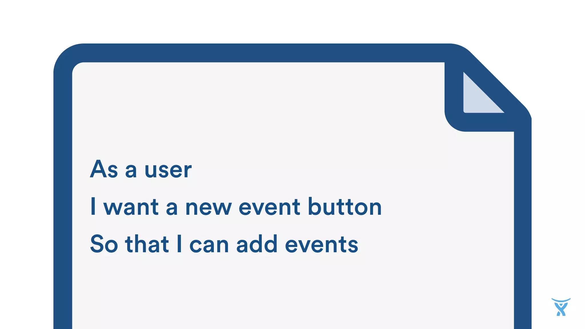 As a user
I want a new event button
So that I can add events
 