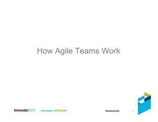 3
How Agile Teams Work
 